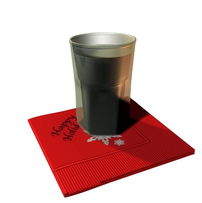 holiday-napkin-mit glas